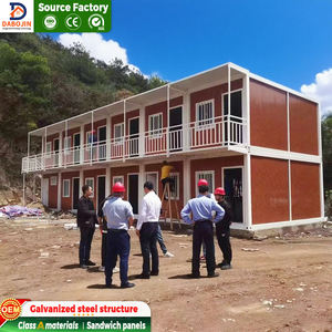 Maison préfabriquée moderne en conteneur pour <span class=keywords><strong>Airbnb</strong></span>, hôpital, villa et bureau, avec panneaux en acier respirant et panneaux sandwich, prête à être expédiée - Product Image 1