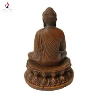 Großhandel Custom Office Home Decor Harz Antike Bronze Sitzen Meditation Buddha Statuen Zum Verkauf