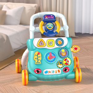 Jouet trotteur musical multifonctionnel anti-basculement pour bébés et tout-petits de 0 à 3 ans - Product Image 1