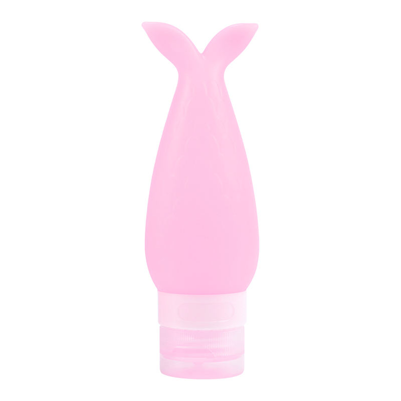 Pink 90ML Silicone Refillable Bottle