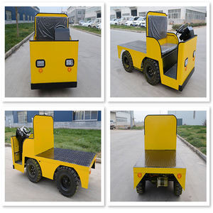 Drive on Platform Truck With Seat 4 Wheel Battery Trolley 1 Ton Flat <b>Transporter</b> Best Price Heavy Duty Goods Carrying 1 Ton 4 Wh - Product Image 6