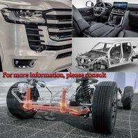 Kit de carrosserie Maictop pour Toyota Land Cruiser LC200 au style LC300, pare-chocs avant et arrière, calandre, kit de conversion en gros