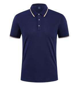 Camisetas de hombre bordadas de media manga corta transpirables de verano para hombre de alta calidad al por mayor, camiseta <span class=keywords><strong>Polo</strong></span> para hombre, venta al por mayor de 2017 - Product Image 2