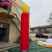 Bougie en PVC en forme de ballon pour les décorations de fête et bougie gonflable géante personnalisée pour les accessoires de scène