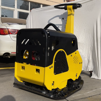Compacteur à plaques plates bidirectionnel diesel haute puissance avec moteur Honda pour la construction routière