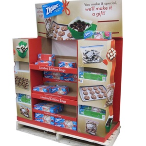 Exhibidor de Cartón Personalizado para Supermercado, Exhibidor Apilable de Papel, Exhibidor de Plástico Completo para Palé 1/4, 1/2 - Product Image 2