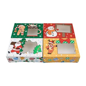 <b>Christmas</b> Cookie <b>Boxes</b> with Window Printed Treat <b>Boxes</b> for Holiday <b>Gift</b> Giving - Product Image 5