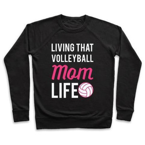 Vivere quella felpa girocollo della vita della mamma di pallavolo - Product Image 4