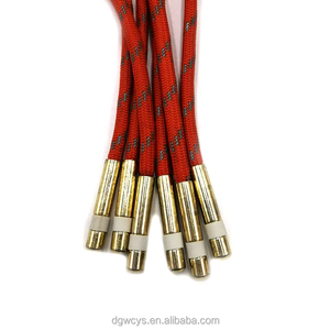 Nhà Máy tip kim loại hoodie <span class=keywords><strong>rope</strong></span> vòng chuỗi dây giày cho hàng may mặc dây rút dây kéo - Product Image 4