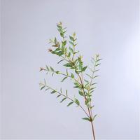 Y-M044 Großhandel Künstliche Eukalyptusblätter Hochwertige Künstliche Eukalyptus-Blumenzweige für Hochzeits- und Heimdekoration