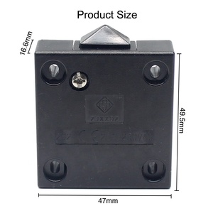 Công tắc cửa màu đen chất lượng cao 2A cho cửa tủ quần áo Công tắc đèn tủ loại 2021 - Product Image 3