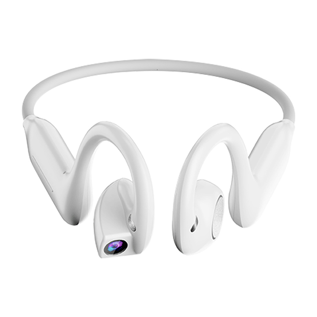 E900 Ear-hook Open-ear Earbuds with Camera 800W pixel Photo Taking Video Recording AI Voice Assistant Anti-shake Headphones