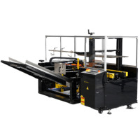 Venta caliente Caja de cartón completamente automática/Cartón/Caja Erector Máquina formadora de cartón y Máquina de sellado inferior Erector de cartón