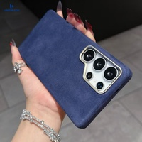 Étuis pour iPhone et Samsung, étuis en cuir pour Samsung, étuis de téléphone en daim de luxe, housses magnétiques pour téléphone