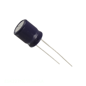 Distribuidor Autorizado ESK227M035AH1AA Condensador de Aluminio de 220 uF, 20%, 35V, Tipo RADIAL TH - Product Image 1