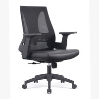 Chaise longue en maille de luxe à dossier moyen chaise de bureau en maille chaise de bureau d'ordinateur ergonomique chaises de bureau en maille pivotantes