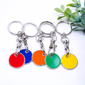Vente en gros de <span class=keywords><strong>caddie</strong></span> avec logo personnalisé Porte-clés en métal pour pièce de monnaie/chariot en métal Porte-clés pour pièce de jeu/Caddy Chips - Product Image 6