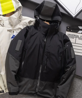 Veste bomber de montagne, vêtements d'hiver sportifs, coupe-vent, imperméable, réversible, vêtements de randonnée pour hommes, vêtements d'extérieur, manteau chaud et épais