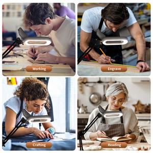 Hot Selling Beauty Salon Faltbare Lupe Lampe Touch Dimmbar 5 Modi Lupe Lupe Lampe Schreibtisch lampe - Product Image 6