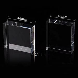 맞춤형 1-200mm 광학 유리 K9 크리스탈 사파이어 크리스탈 정사각형 블록 라이트 가이드 프리즘 (미용 산업용) - Product Image 1