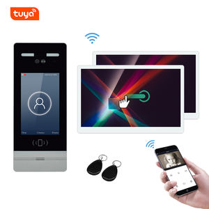 Interphone vidéo IP Android avec reconnaissance faciale Téléphone de porte vidéo écran tactile 10 pouces Tuya Smart App <span class=keywords><strong>SmartLife</strong></span> - Product Image 1