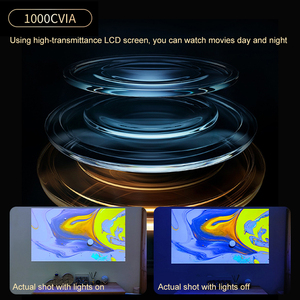 Cho X3 1700 ANSI/1000 cvia lumens LCD 4K native1080p Android chiếu LED Wifi 6 BT xách tay tự động lấy nét 2x5W - Product Image 3