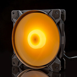Silent RGB LED 12-inch <strong>computer</strong> case <strong>fan</strong> with CPU temperature sensor for gaming <strong>computers</strong>, using 6-pin connection method - Product Image 6