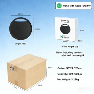 Alarma Inteligente GPS Antipérdida para Mascotas y Perros BLE 5.0 Smart Tag Rastreador Localizador Tipo Air Tag MINI Localizador de Llaves para Mascotas - Product Image 1