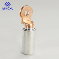 Connecteur métallique durable CE DTL 5 en cuivre et aluminium bimétallique, anneau rond à sertir, connexion sécurisée pour câble