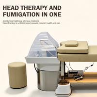 YIMEIHUI Lit de lavage de luxe thaïlandais en acier inoxydable avec bac en céramique pour salon de coiffure