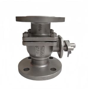 Válvula de bola forjada con bridas de acero al carbono de fábrica KHD JIS 304 Válvula de bola con bridas Ss - Product Image 5