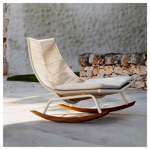 Sedia a <span class=keywords><strong>Sdraio</strong></span> da Esterno Prima OEM con Telaio in Legno di Teak Massiccio, Dimensioni Personalizzabili, Sedia da Terrazzo e Sedia a <span class=keywords><strong>Sdraio</strong></span> - Product Image 2