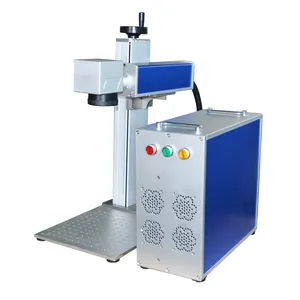 small portable fiber laser marker 30w 50w Max cnc desktop fiber laser marking machine low price for metal