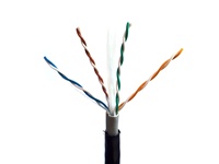 Câble Ethernet extérieur CHANGBAO FTP CAT6/CAT6A 4 paires 23AWG, 305 m, étanche, pour câblage extérieur