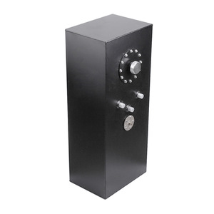 Réservoir de carburant auxiliaire en alliage d'aluminium de 15 gallons noir avec capteur pour mise à niveau et modernisation - Product Image 3