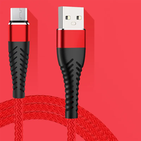 Kabel Pengisian Daya Ponsel USB-C 3ft 6ft 9ft 3A Fast Charging untuk Pemindai Barcode IOS, Printer & Komputer