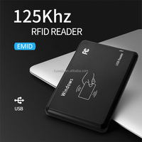 TK4100 ID inductivo NFC/RFID Lector de tarjetas 125KHZ Puerto USB Controlador Material ABS gratis 1 año de garantía