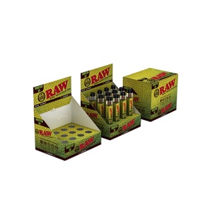 ชั้นวางแสดงสินค้าแบบพับได้ทันสมัย เป็นมิตรกับสิ่งแวดล้อม ทำจากกระดาษแข็ง สำหรับลิปกลอส เครื่องสำอาง บนโต๊ะเครื่องแป้งหรือเคาน์เตอร์ - Product Image 3