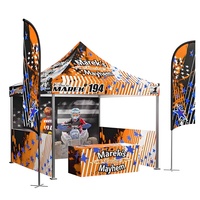 Vente directe d'usine, tente publicitaire pliable imperméable, gazebo, chapiteau pop-up, tente d'événement, publicité