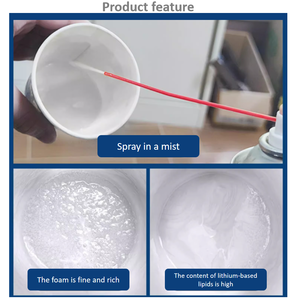 Howshiny 420ml <span class=keywords><strong>Aerosol</strong></span> <span class=keywords><strong>Blanco</strong></span> Litio Grasa Antioxidante Lubricante Óxido Corrosión Preventor Cuidado del automóvil Modelo 2017 - Product Image 3