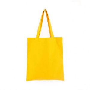 Nouveau sac fourre-tout en coton coloré personnalisé à faible MOQ, sac de shopping en toile blanc uni avec votre propre logo - Product Image 6