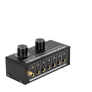 Qh-06 Zes-In-Één-Uit Audio Bron Converter Zes-Speed Audio Switcher Voor Mobiele Telefoon <span class=keywords><strong>Computer</strong></span> Muziekinstrument Accessoire - Product Image 3