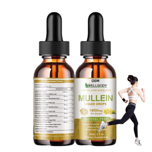 WELLBODY OEM Private Label <span class=keywords><strong>Mullein</strong></span> Extracto de hoja Gotas Líquido de absorción rápida <span class=keywords><strong>Mullein</strong></span> Drop - Product Image 1