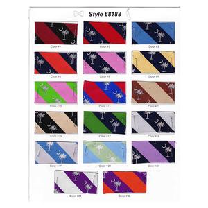 En gros Palmier Bar Stripe Soie <span class=keywords><strong>REPP</strong></span> Palmetto Cou Ie pour Papa Hawaïen Aloha Cravate D'été Cravate Plage De Mariage Cravate - Product Image 2