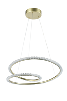 Nouvelle Arrivée OEM Lustre LED Suspendu Moderne de Luxe, Design Tendance et Personnalisé, pour Décoration Intérieure de Chambre, à Intensité Variable et Protection Oculaire