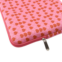 Housse pour ordinateur portable en néoprène rose de 13 "Housse élégante de style normal pour ordinateurs portables