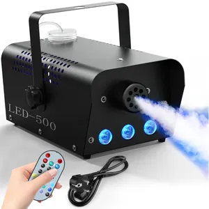 Led 500W Mini Rgb renk sahne duman etkisi Smog yapımcısı Dj aydınlatma özel efektler parti disko sahne sis makinesi