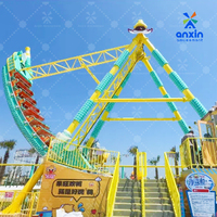 Fabricants Parc d'attractions Rave Canard Parc d'attractions Bateau pirate Maison de jeu extérieure en métal 36 places pour enfants