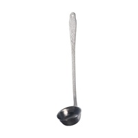 Cuillère à congee, louche à soupe de cuisine, manche large et étroit, différents types de louches en acier inoxydable, ustensiles de cuisine en acier inoxydable QT