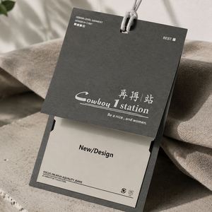 Custom Paper Hang Tags for Clothing Eco-Friendly Paper with Logo Label Hang Tag Fast Shipping - Product Image 1